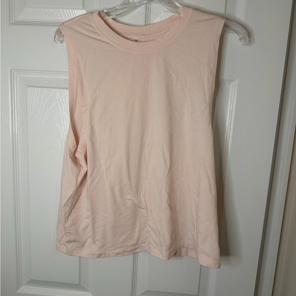 💖 Stylish Blush Pink Muscle Tank Top Fabletics 💖